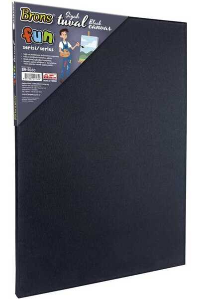 Brons Tuval Fun Serisi Siyah 25x35