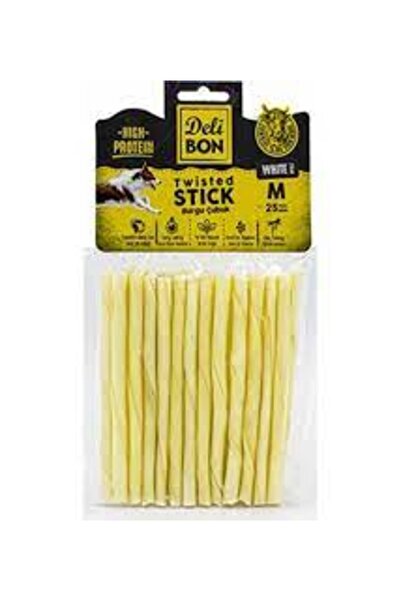 Genel Markalar DERİ BURGU ÇUBUK ORTA BOY 25Lİ PAKET BEYAZ KALINX25AD.