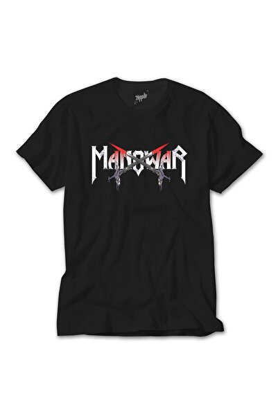 Liyada Μαύρο T-Shirt Manowar The Sons Of Odin