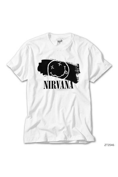 CrowsGate Nirvana Splash White T-shirt