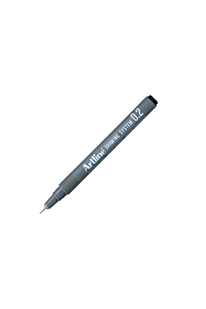 artline 0.2 mm Black Drawing Pen