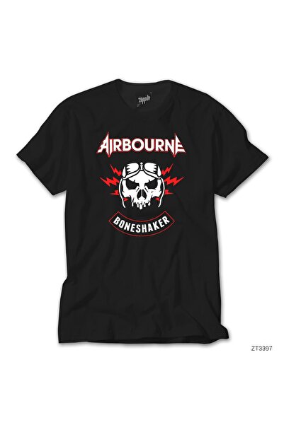 WAKHA Μαύρο μπλουζάκι Airbourne Boneshaker