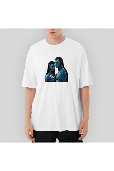 CrowsGate Avatar The Way of Water Carina Jake supradimensionat Tricou Alb