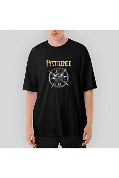 CrowsGate Pestilence Testimony Of The Ancients supradimensionat Tricou Negru XL