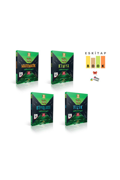 paraf yayınları 9. Sınıf IQ BİYOLOJİ + FİZİK + KİMYA + MATEMATİK Soru Kütüpha...