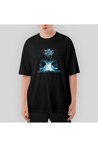 Generic Brand Tricou negru supradimensionat Darkthrone Goatlord