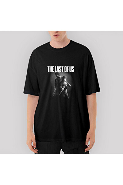 CrowsGate Tricou negru The Last Of Us supradimensionat