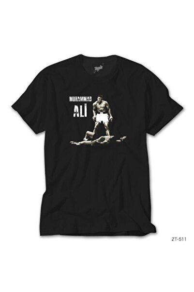 WAKHA Tricou negru Muhammad Ali Knockout