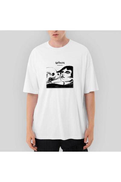 CrowsGate Satyricon Deep Calleth Upon Deep supradimensionat Tricou Alb S