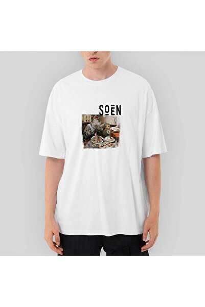 CrowsGate سوين تيلوريان تي شيرت أبيض كبير الحجم