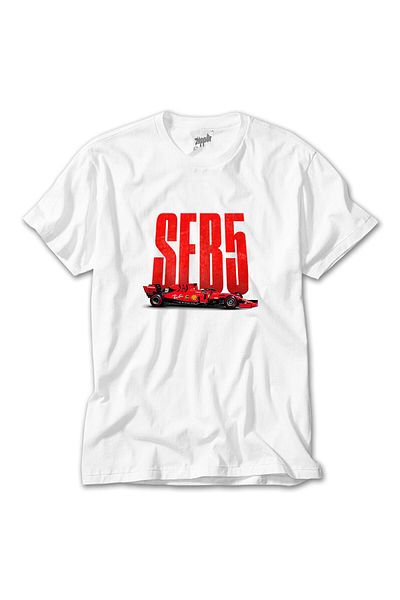 CrowsGate F1 Ferrari SEB5 White T-shirt
