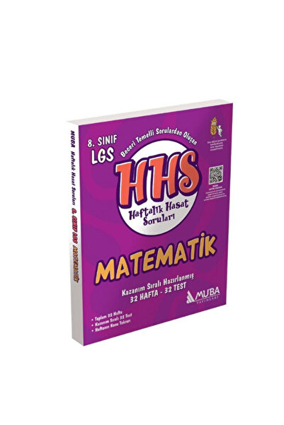 Irmak Yayınları muba 8.sınıf lgs matematik hhs 32 hafta denemeleri