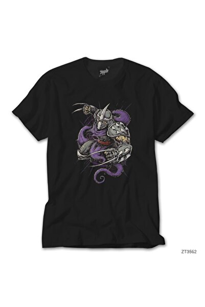 WAKHA Tricou negru Ninja Turtles Shredder