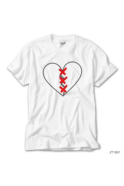 CrowsGate Xxx Tentection Broken Hearth White T-Shirt