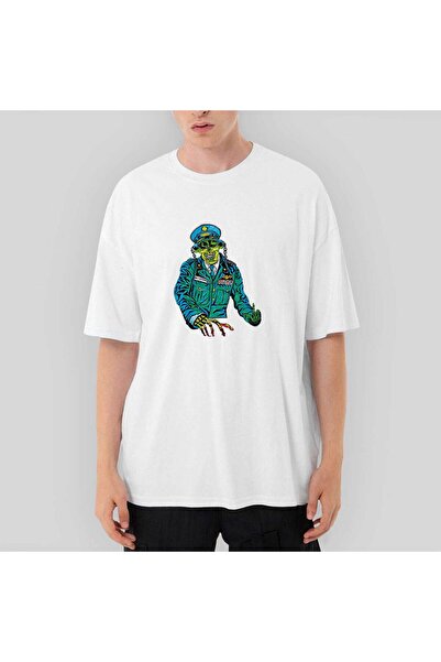 CrowsGate Λευκό μπλουζάκι Megadeth Holy Wars oversized