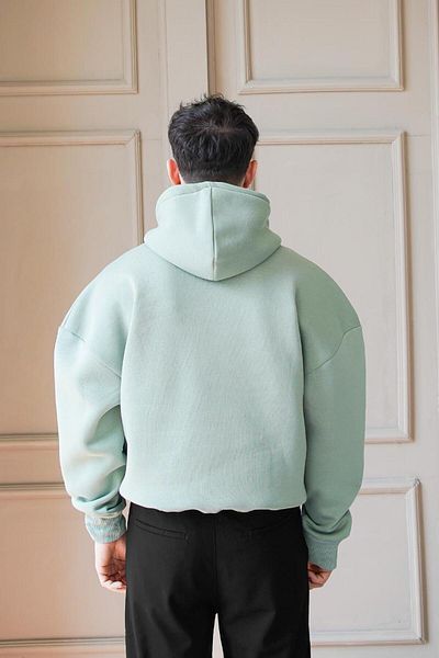HAFKAGİYİM Φούτερ Ice Green Cozy Basic Oversize