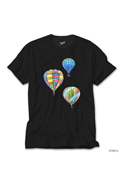WAKHA Μπλουζάκι Καπαδοκία Μπαλόνια Μαύρο
