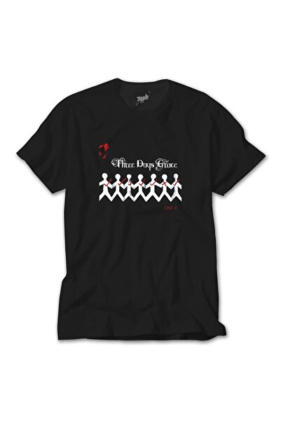 Lunas Glow تيشيرت أسود لمدة ثلاثة أيام