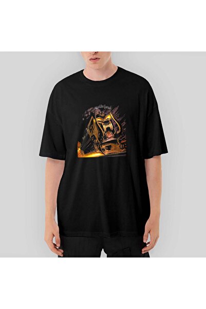 Generic Brand Μαύρο μπλουζάκι Motörhead Orgasmatron oversized
