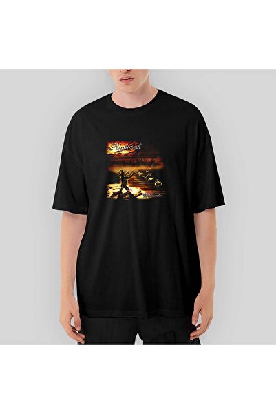 CrowsGate Tricou negru oversize Nightwish Wishmaster