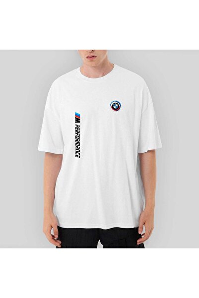 CrowsGate Tricou alb Bmw Performance supradimensionat