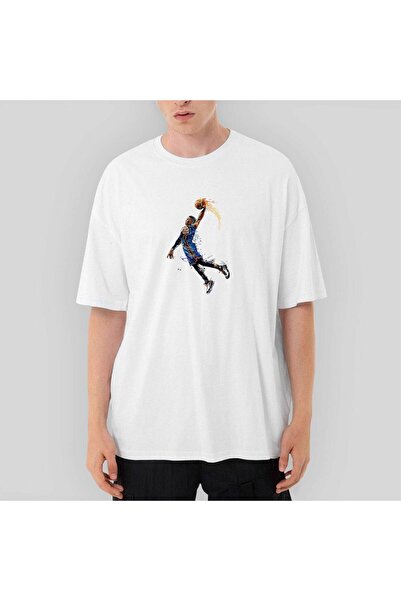 CrowsGate OKC Ράσελ Γουέστμπρουκ oversized Λευκό Μπλουζάκι XL