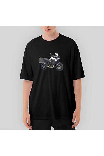 CrowsGate Ymha XT1200Z Super Tenere oversized Μαύρο T-Shirt