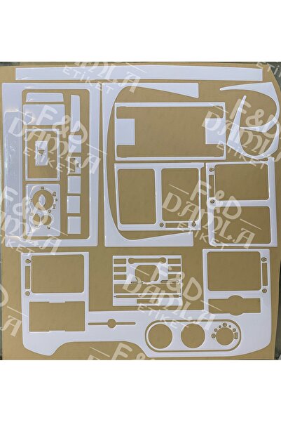 FD Damla Etiket 2006-2014 Ford Transit Jumbo Snow White Torpedo Console Mahog...