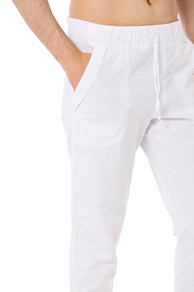 Heaven Ephesus Ανδρικό λινό παντελόνι - 5020