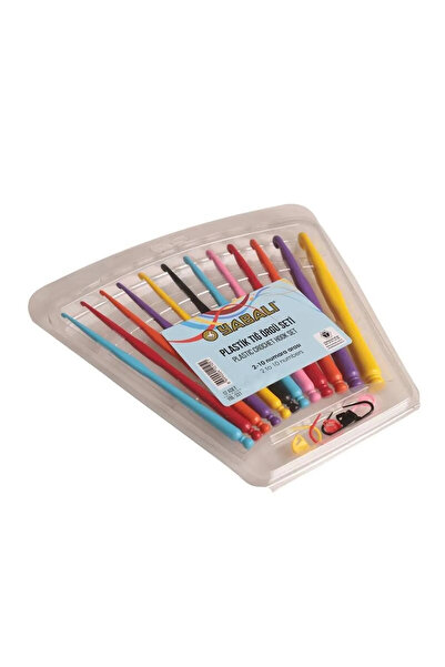 ATMACA TUHAFİYE Yabalı  12 Li Plastik Tığ Örgü Seti