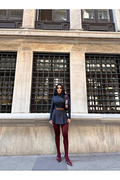 LB Laluna Butik Жіноча плісирована спідниця з поясом