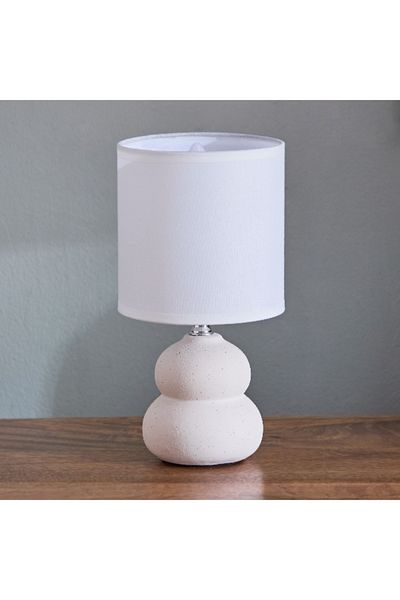 Home Box Harper Table Lamp with Ceramic Base and Shade - 25 cm