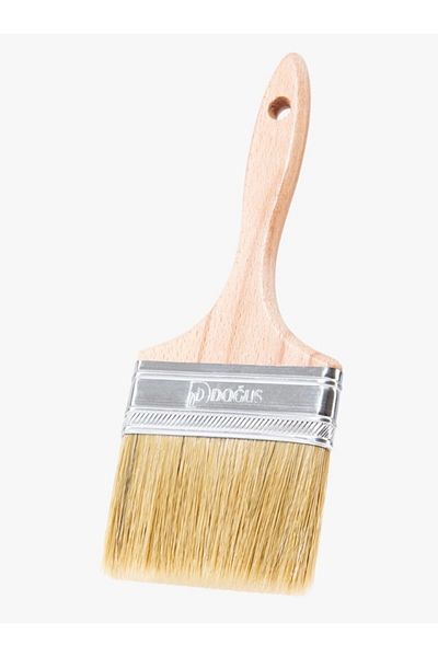 Doğuş Fırça Luxury Cutting Paint Brush with Wooden Handle No:4