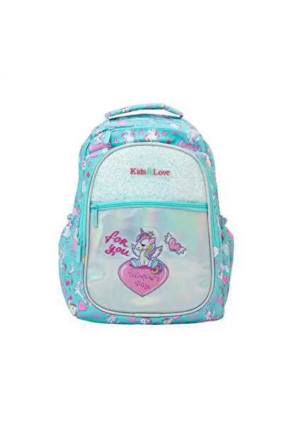 KAUKKO Рюкзак Kids&love з дзеркалом і камінцями з малюнком єдинорога