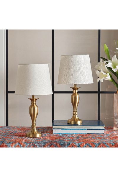 Home Box Scotia 2-Piece Table Lamp Set - 43 cm
