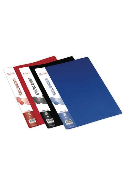 Temat 30 Pieces A4 Black Ticon Catalog Presentation File