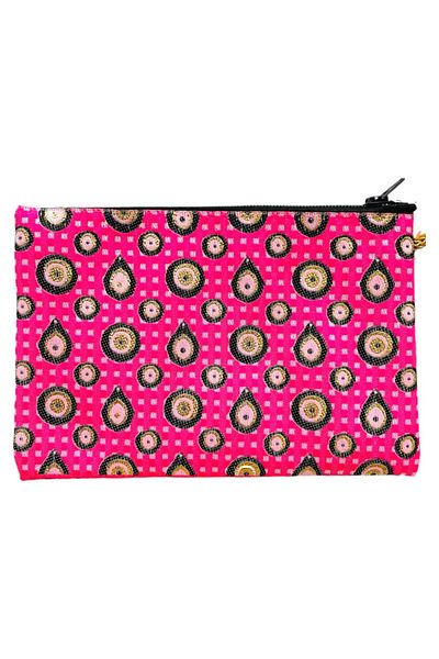 GALATA GIFT Portofel de damă de mărime medie - elegant, cu fermoar, căptușit, portofel pentru monede cu model Kilim 15x10