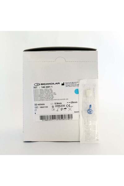 Genel Markalar BIÇAKÇILAR 22G MAVİ BRANÜL 50 ADET