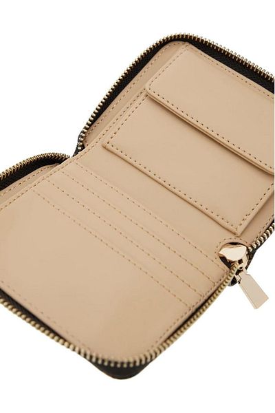 Guess Portofel de dama LAUREL SLG - Departament cu fermoar, culoare maro