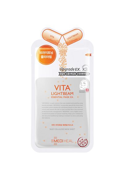 Mediheal Vita Lightbeam Essential Mask - Vitamin and Brightening Face Care