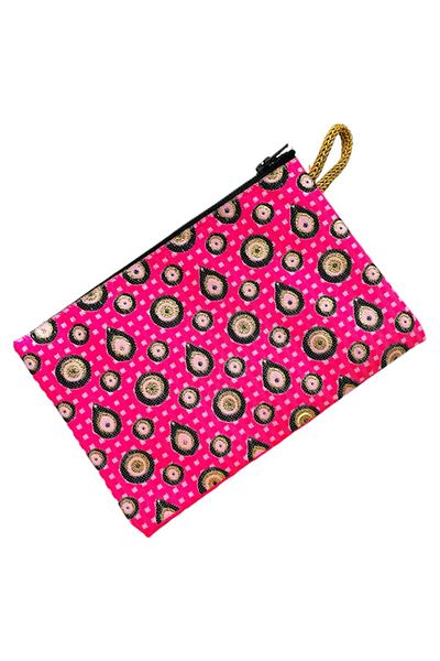GALATA GIFT Portofel de damă de mărime medie - elegant, cu fermoar, căptușit, portofel pentru monede cu model Kilim 15x10