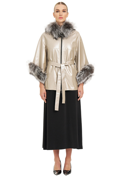 UTOPIAN Çift Taraflı Deri Mont