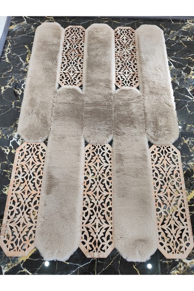 SENA EXCLUSIVE LAZER KESİM DERİ PELUŞ HALI  MİLANO