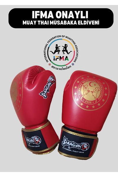 Dragondo Martina Ifma Approved Muay Thai Gloves - Professional Combat Gloves Giftoom -Gloves