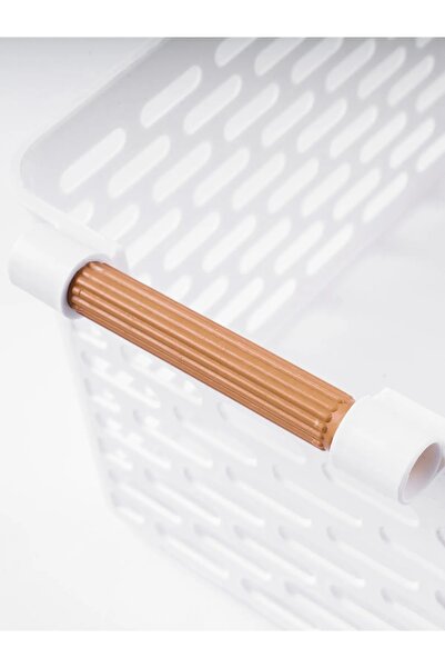 safestore 5 Pieces Multi-Purpose Organizer Basket with Plastic Handles, Cabinet Interior & Drawer & Bathroom Organizer Basket