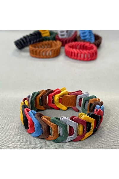 YeferStore سوار من الجلد الطبيعي للجنسين - بازل قابل للتعديل، إكسسوار للرجال ...