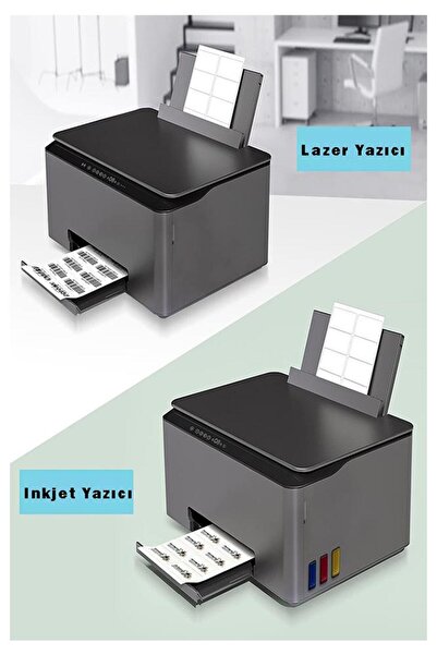 Artlantis A4 Hazır Etiket 30x12 mm 10 Sayfa 1 Paket 95 li Kendinden Yapışkanlı Fotokopi Lazer İnkjet Kağıdı Ya