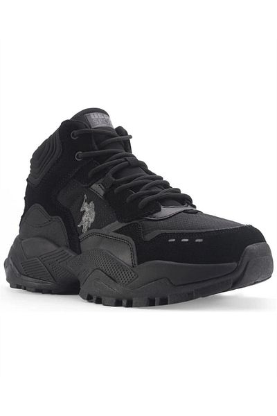 U.S. Polo Assn. Βάση. Polo Assn. Ανδρικές μαύρες-μαύρες μπότες Yota Hi 4Pr