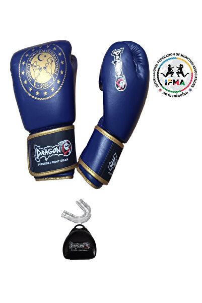 Dragondo IFMA Onaylı  Muay Thai Eldiveni ve dişlik 2 li set–Boks - Kick boks -  Giftoom -Gloves