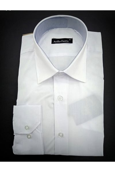 ATİLLA Men's Slimfit Easy-Ironing Slim Fit Suit Shirt